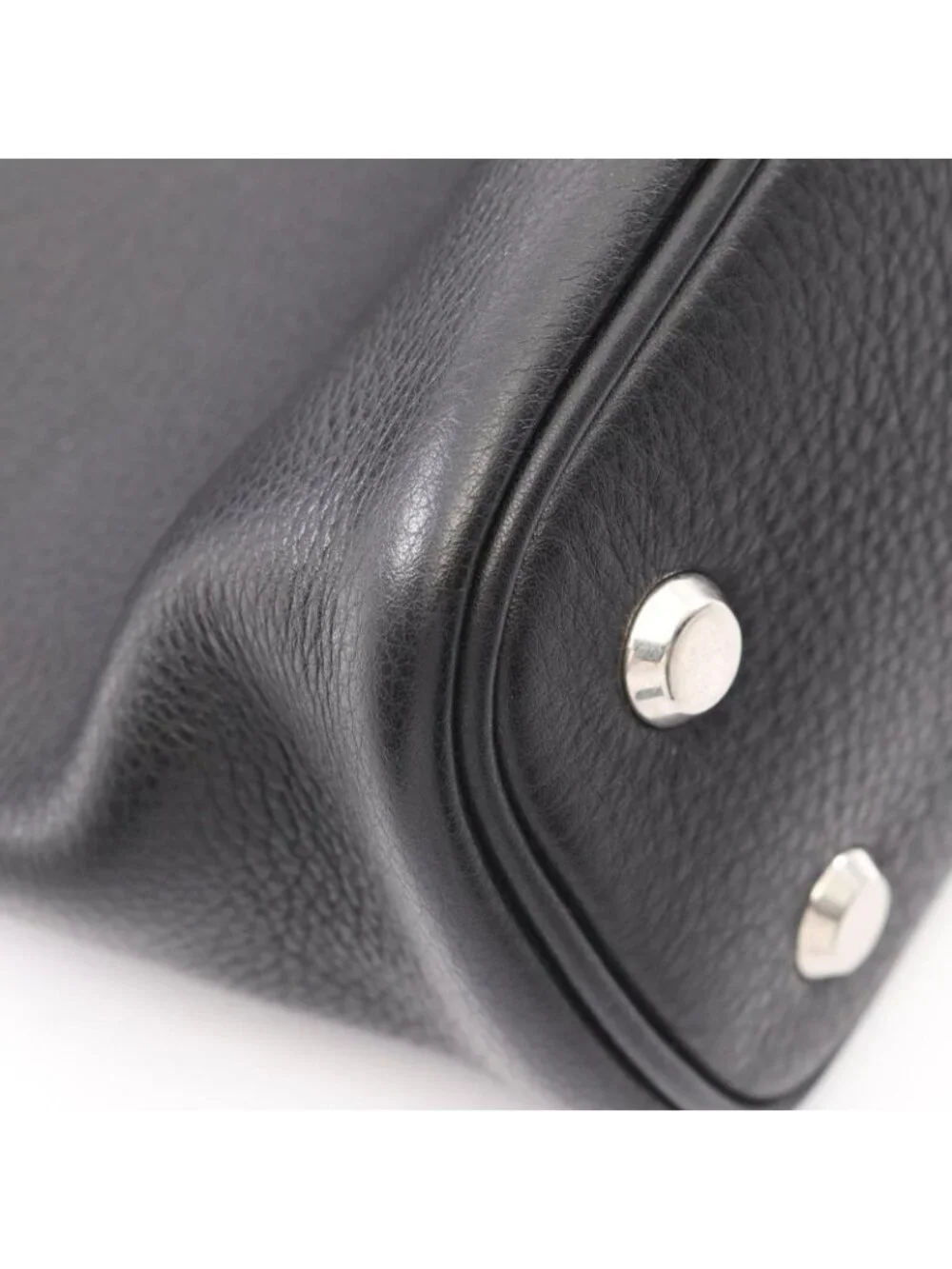 Balenciaga Shoulder Bag Locker North South Hobo Black Leather